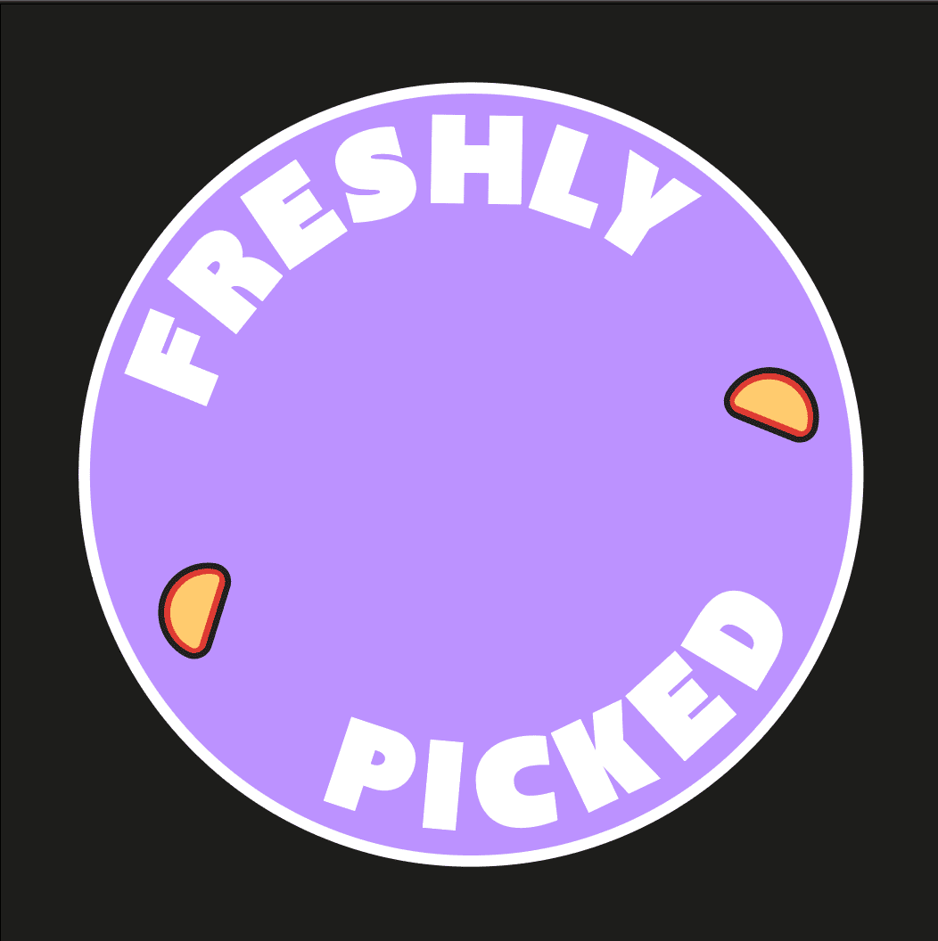 Illustration du sticker, sur Adobe Illustrator