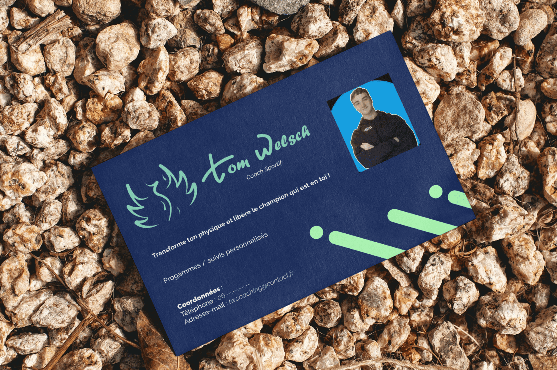 Prototype de carte de visite de Tom Welsh